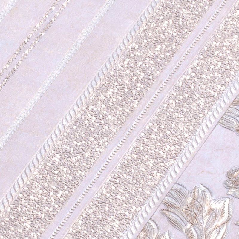 Modern Stripe Wallpaper Roll Non-Woven Moisture Resistant Pastel Color Wall Decor for Home