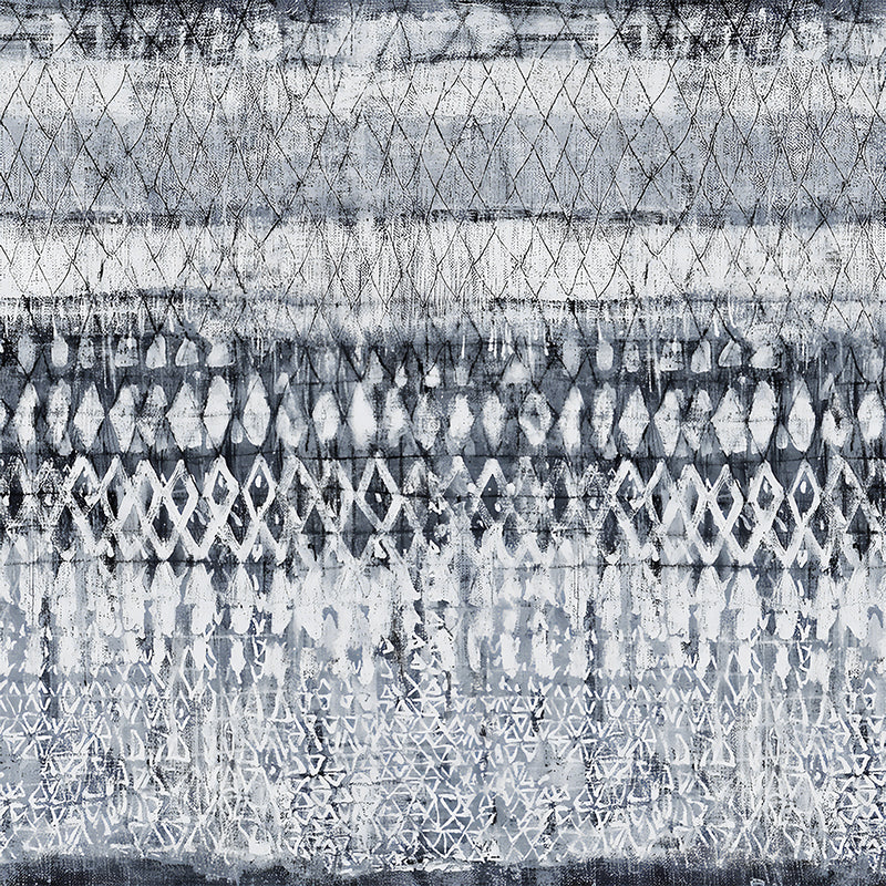 Grey Latticework Wall Paper Mural Stain-Resistant Wall Art for Bedroom, Made to Measure