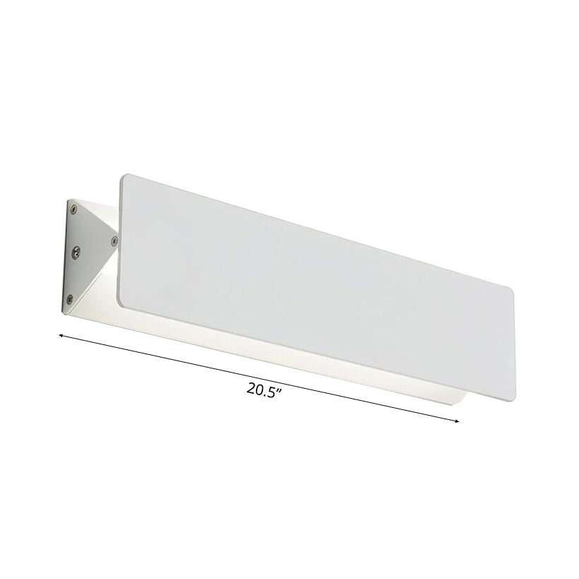 Style modernisme Mur linéaire Applications Light Aluminium Chauffeur / blanc LED LED LED LEMPE MUR MUR EN BLANC, 7 "/ 14" de large