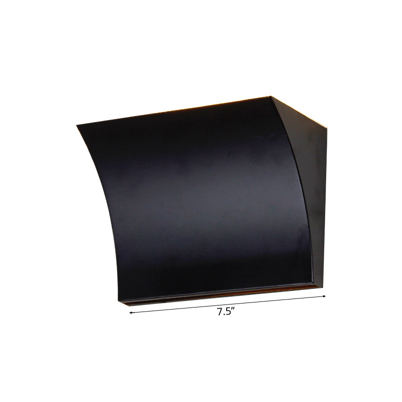 Diseño de deslizamiento de estilo simple lavadora de pared de la pared LED LEVED LIGHTA LIGHTUR en negro/plateado