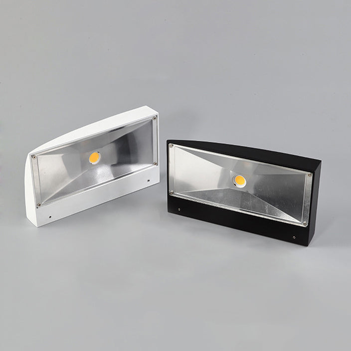 Modernismo in stile curvo con lampada da parete con fonce curvo metallo 5,5 "/10" Larghezza LED LAMPAGNO SALO DEL SOGGIORNO in nero/bianco