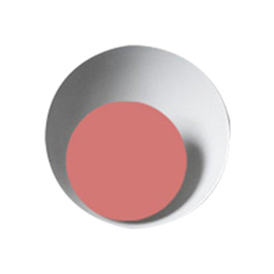 Circle Sconce Light Macaron Metal Black/Grey/Pink LED Wall Mount Light Fixture, 10"/13" Dia