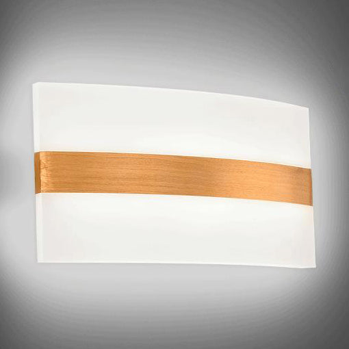 Splique de pared ovalado/rectangular/convexo moderno 8 "/10.5" de ancho de pared acrílica de ancho de ancho en luz cálida/blanca/natural