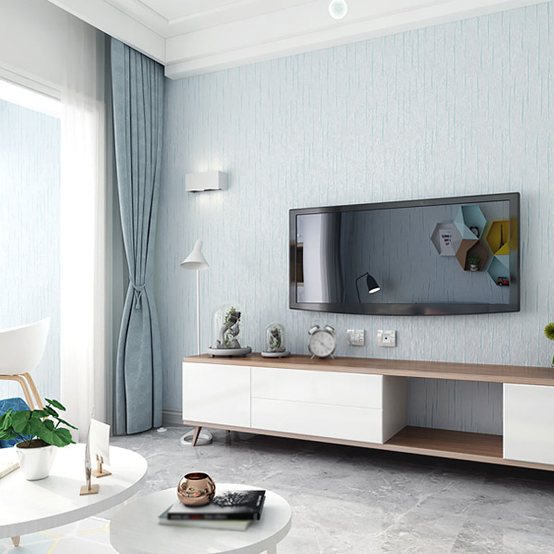 Self-Adhesive Stripes Wallpaper Roll Light-Color Simplicity Wall Decor for Bedroom, Easy to Remove