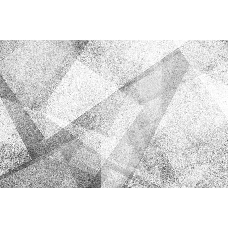 Geometric Sketch Wall Covering Murals Minimalist Non-Woven Cloth Wall Decor in Grey