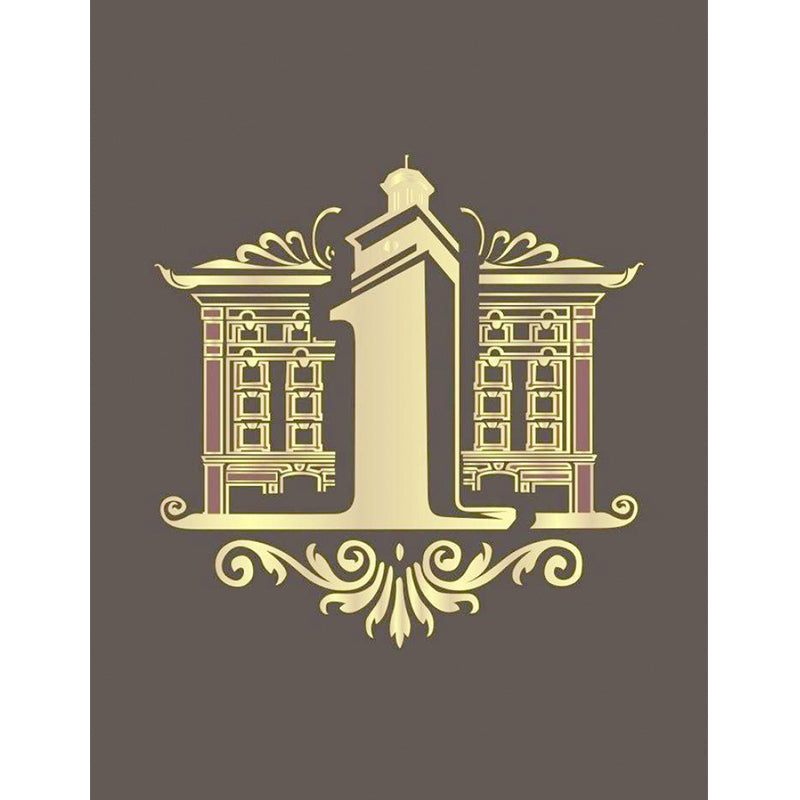 Yellow Manor Printed Murals Decal Water-Proof Contemporary Bedroom Wall Covering