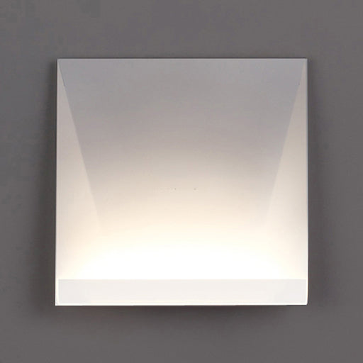 Geometric Metal Wall Lamp Simplistic Style LED White Wall Light Sconce in Warm/White Lighting for Bedroom