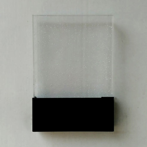 Blasenkristall Rechteck LED Leuchter Leuchte moderne 1 helle schwarz/weiße Wandleuchte für Wohnzimmer Hotel