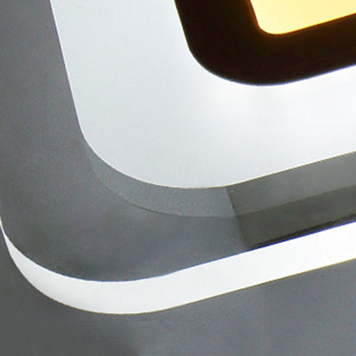 Triángulo/redondo/cuadrado Corredor de pared Lucina Luce de acrílico Lámpara de pared de LED acrílico en cálido/blanco