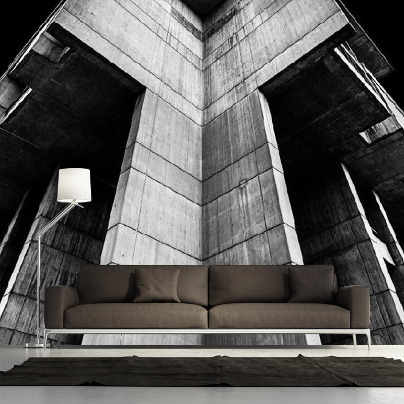 Photography Porch Looking-Up View Mural Full Size Wall Decor for Bedroom, Custom Print