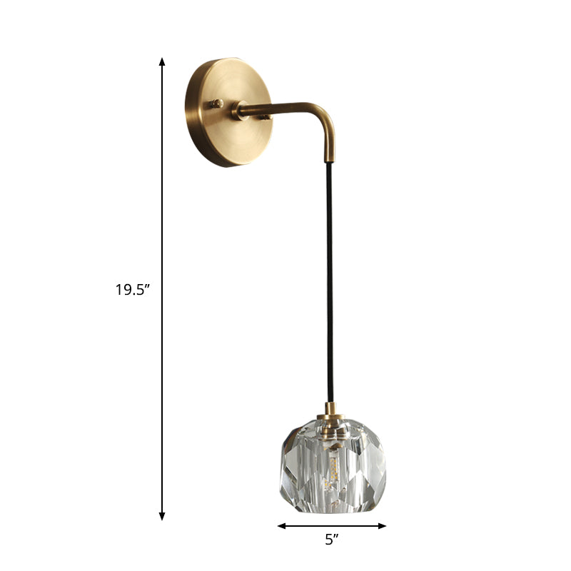 Lampe murale Gold Globe Murd