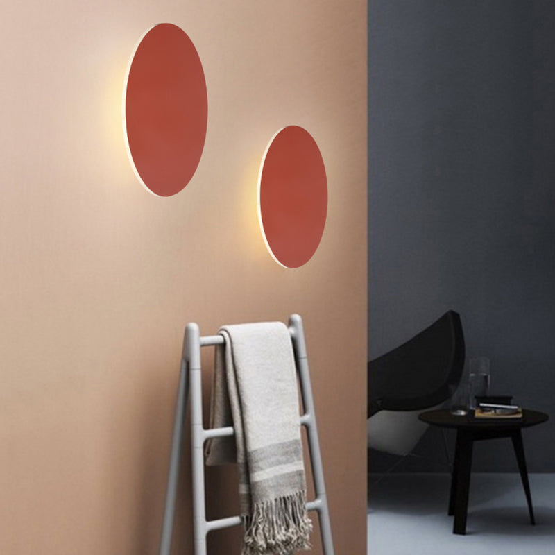 Roze/blauw/groene muur SCONCE Macaron Metal 1 lichte sconce verlichtingsarmatuur in wit/warm/derde versnelling