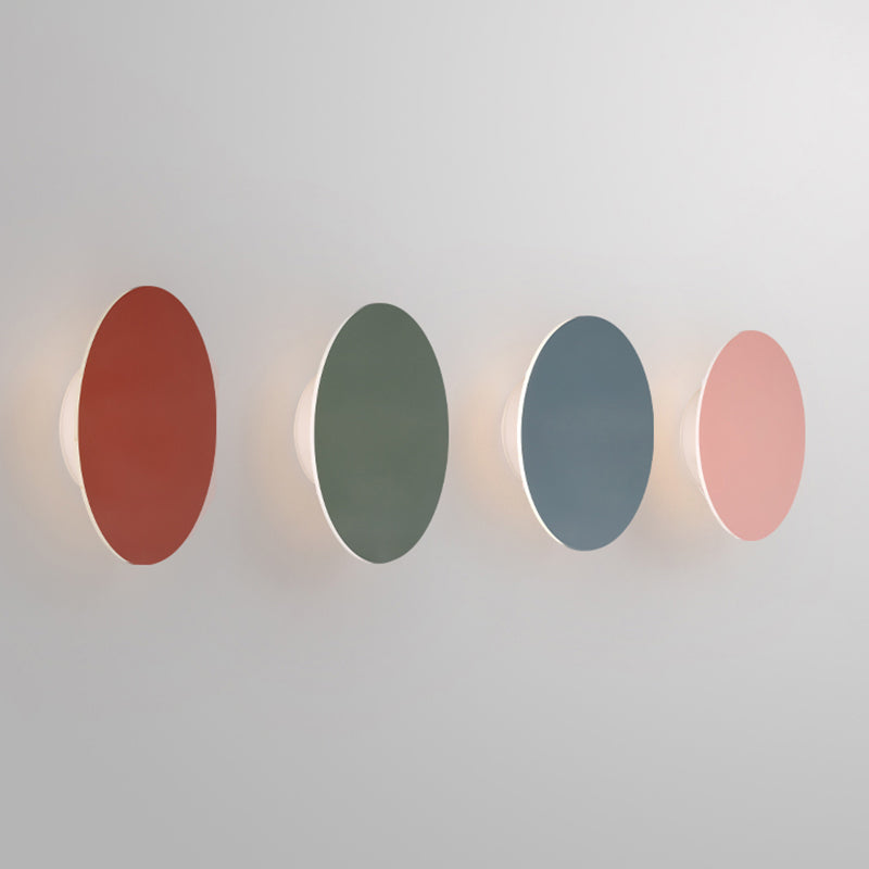 Roze/blauw/groene muur SCONCE Macaron Metal 1 lichte sconce verlichtingsarmatuur in wit/warm/derde versnelling
