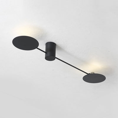 Simple LED Wall Sconce with Acrylic Shade Black/White Molecule Sconce Light Fixture in Warm/White Light
