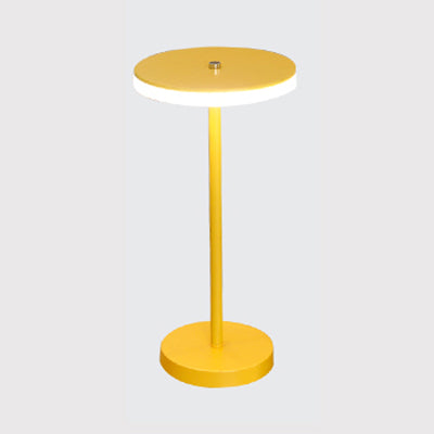 Macaron Style Rounded Table Lamp Acrylic LED Living Room Table Lighting in Blue/Green, Warm/White Light