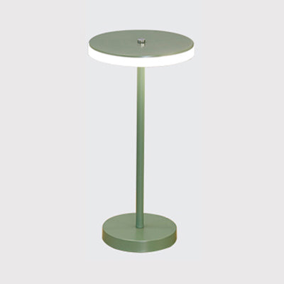 Macaron Style Rounded Table Lamp Acrylic LED Living Room Table Lighting in Blue/Green, Warm/White Light