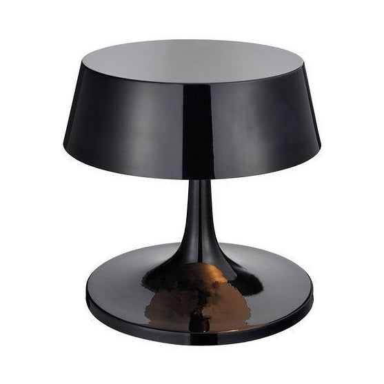 Lampe de bureau en métal à tambour lisse, éclairage de bureau à 3 lumières de Style moderne noir/blanc avec base incurvée pour le salon