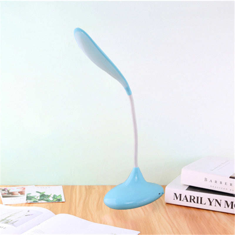 Roteerbare arm LED staande bureaulamp blauw/wit USB -oplaadlicht Licht voor studie
