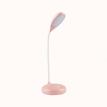 Blue/Pink/White LED Desk Lamp Touch Control Dimming Light Flexible USB Rechargeable Desk Light for Reading