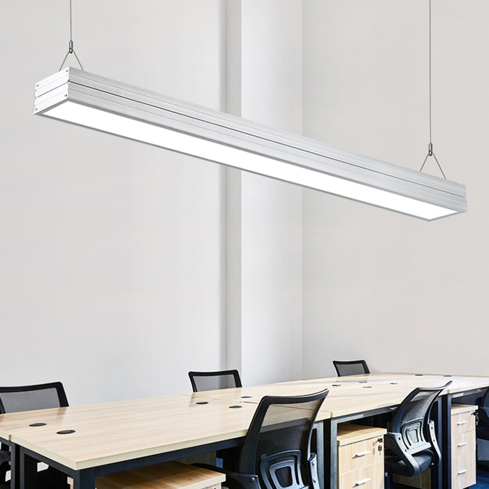 White/Silver/Black Ridged Case Suspension Lamp Contemporary Metal Led Pendant Ceiling Light in White/Natural Light