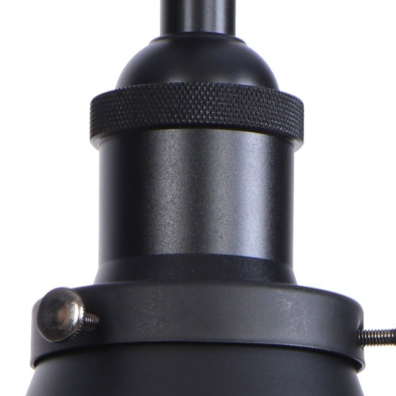 2 packs Sconce en métal effilé Light Industrial Style 1 Corridor de tête Lumière murale avec bras swing en noir