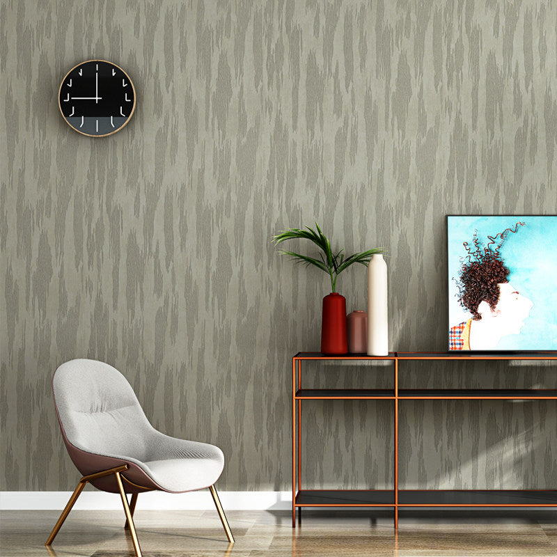 Textured Light Color Wallpaper Modern Wood Bark Look Wall Art for Home, 31' L x 20.5" W