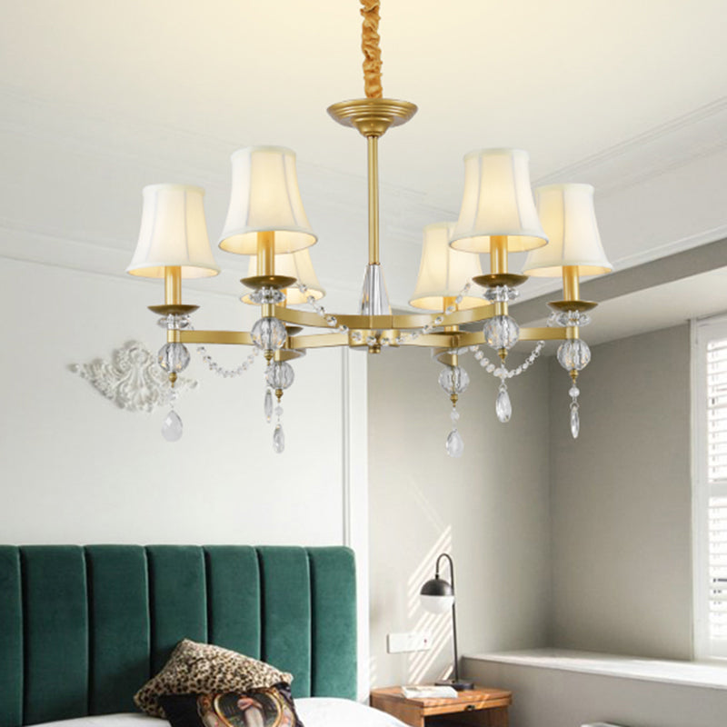 LAMPE SUSPENSION CRISTAL CRISTAUX ÉLEVÉE CHANDELIER PRENDANT TRADITIONNELLE 6/8