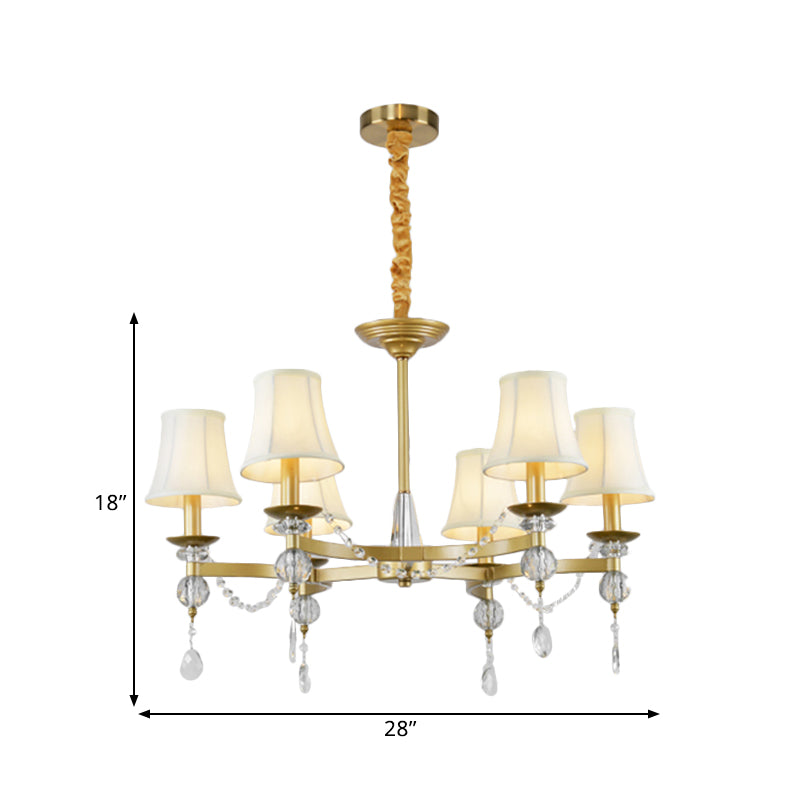 LAMPE SUSPENSION CRISTAL CRISTAUX ÉLEVÉE CHANDELIER PRENDANT TRADITIONNELLE 6/8