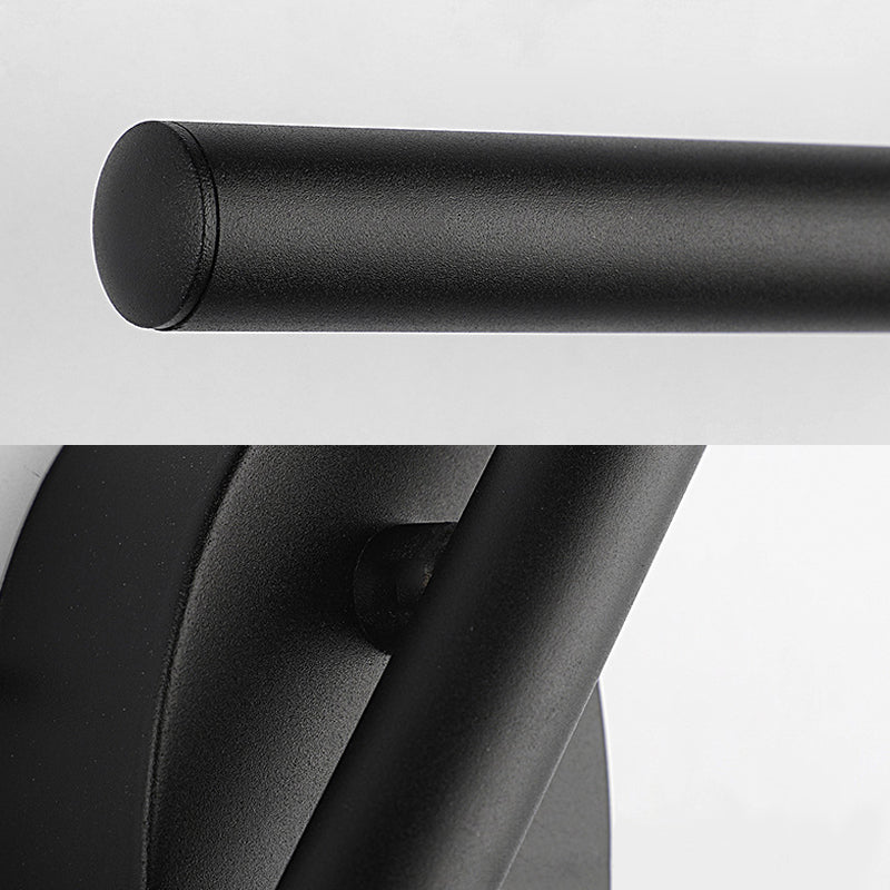 Lampada a parete a LED contemporanea con tonalità acrilica finitura a parete tubata per il bagno, largo 21,5 "/28"/36 "