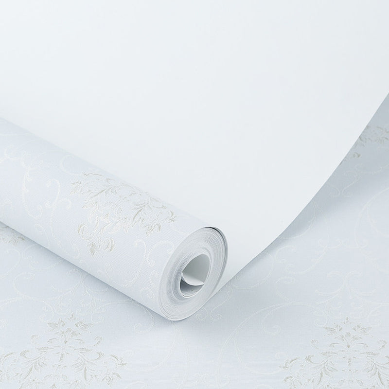 Papier peint imprimé Floral de couleur douce, décoration murale résistante à l'humidité pour le salon