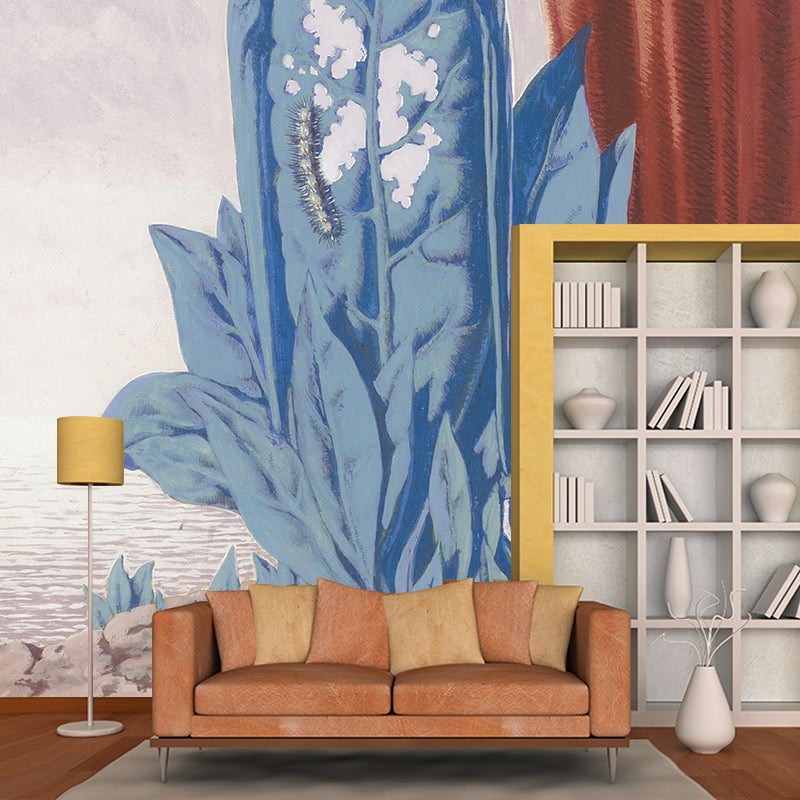 La Saveur Des Larmes Mural Decal Surrealistic Stain Resistant Bedroom Wall Covering, Custom-Made