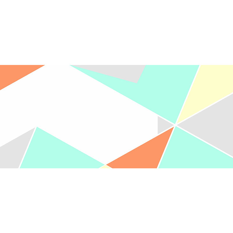 Illustration Geometry Wall Murals Full Size Wall Covering for Living Room, Made to Measure