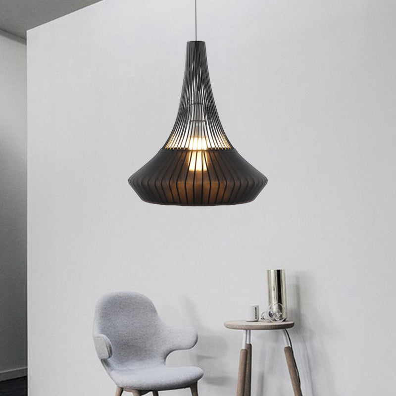 Tombre de cono de colgante Luz de estilo moderno 1 Luz colgante de color negro/rosa/rosa/azul para sala de estar