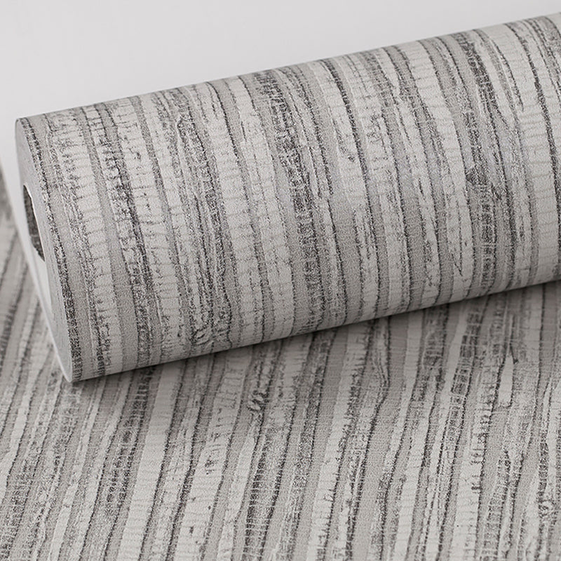 Moisture Resistant Wood Grain Wallpaper Rustic Non-Woven Fabric Wall Decor, 57.1-sq ft