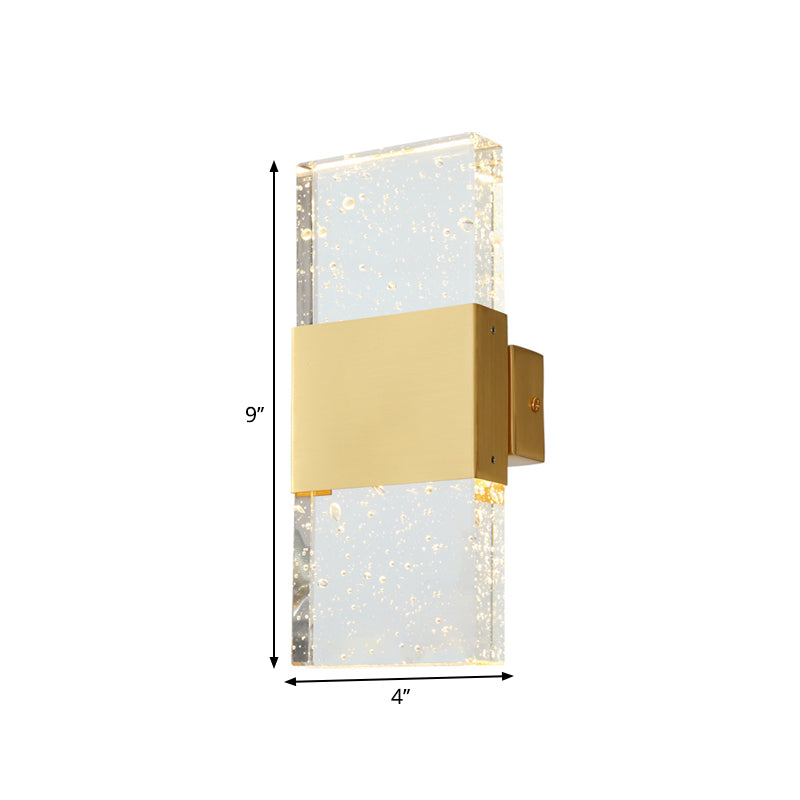 Montaje de lavado de carro cubo transparente de la burbuja acrílica LED DIESPLA DE DIESTA DEL ACHUNDA Flexión de la pared