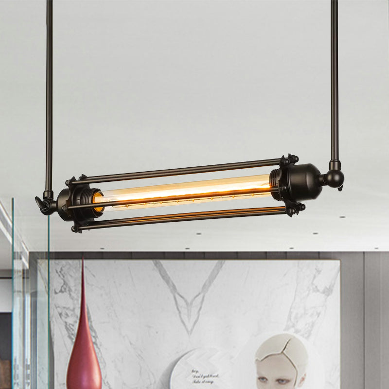 1 luminaire suspendu en fer léger