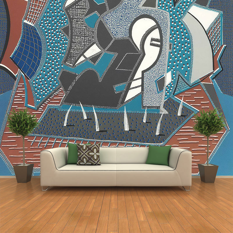 Waterproof End of Triple Murals Decal Personalized Modern Art Wall Covering for Home