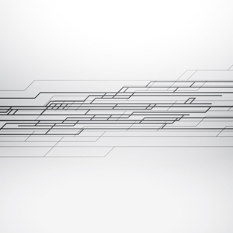 Contemporary Traverse Murals Wallpaper Black-White Moisture Resistant Wall Covering for Home