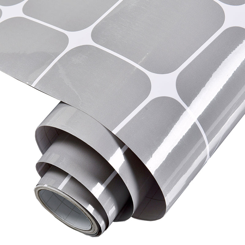 Peel and Stick Grid Wallpaper Modern Removable Kitchen Wall Covering, 43.1-sq ft