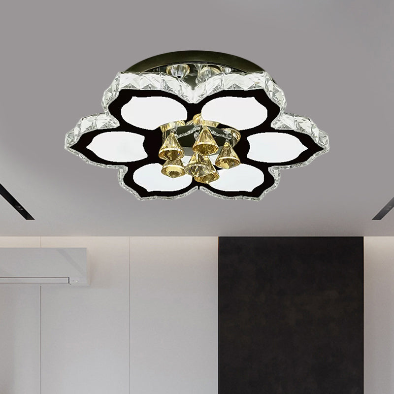 Pêche LED / fleur symétrique semi-rince