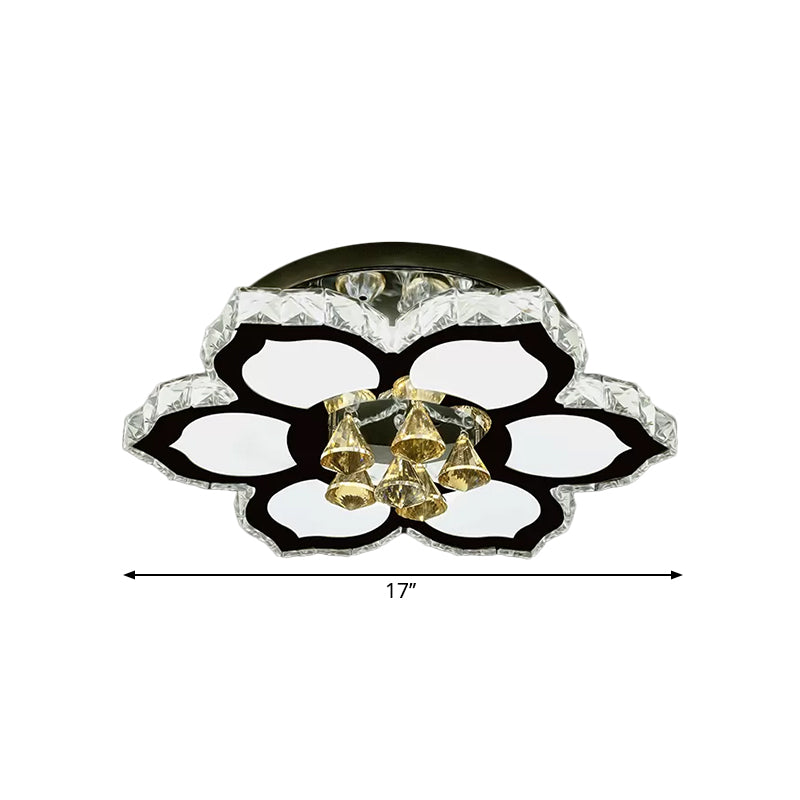 Pêche LED / fleur symétrique semi-rince