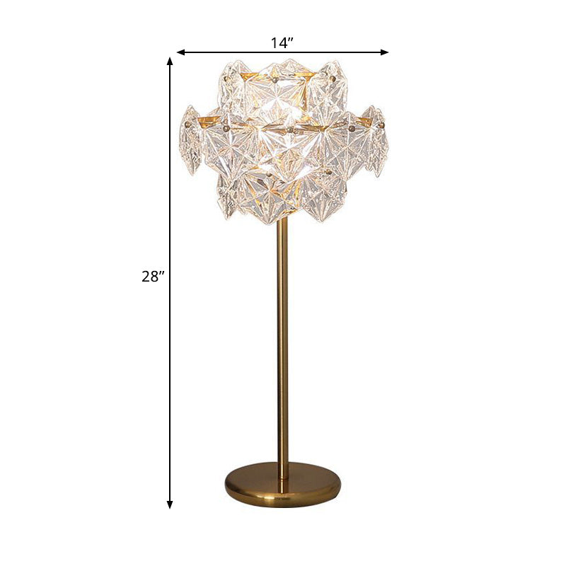 Lampe de nuit de nuit à un seul bulbe.