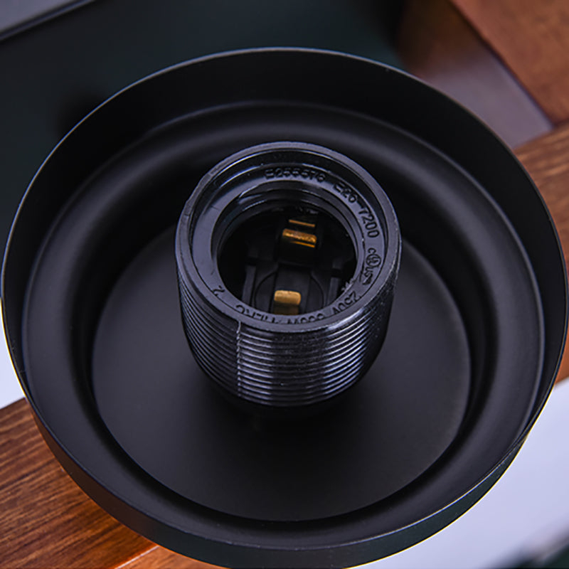 Luz de pared de 3 bombas con sombra de cilindro vidrio transparente de la sala de estar tradicional accesorio de iluminación en marrón