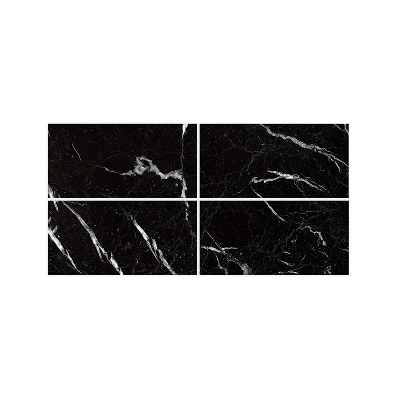 Peel and Paste Marble Wallpaper Panel 23.6' L x 12" W Modern Wall Art for Snack Bar