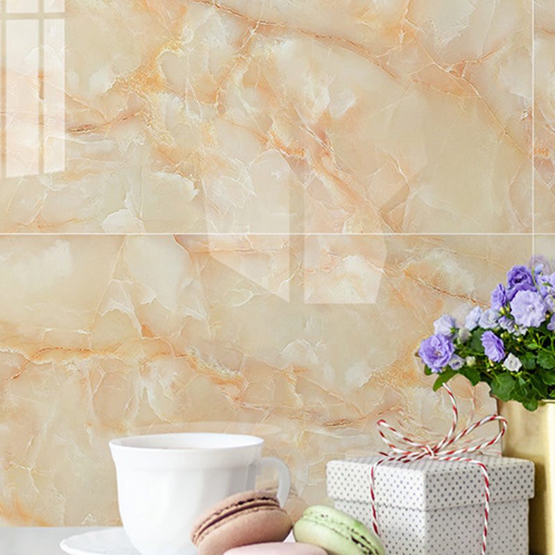 Modern Faux Marble Wallpaper Panels Pastel Color Pick Up Sticks Wall Decor for Kitchen