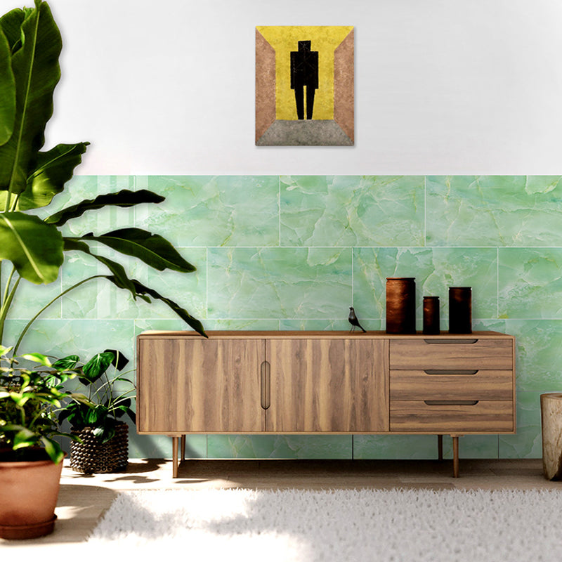 Modern Faux Marble Wallpaper Panels Pastel Color Pick Up Sticks Wall Decor for Kitchen