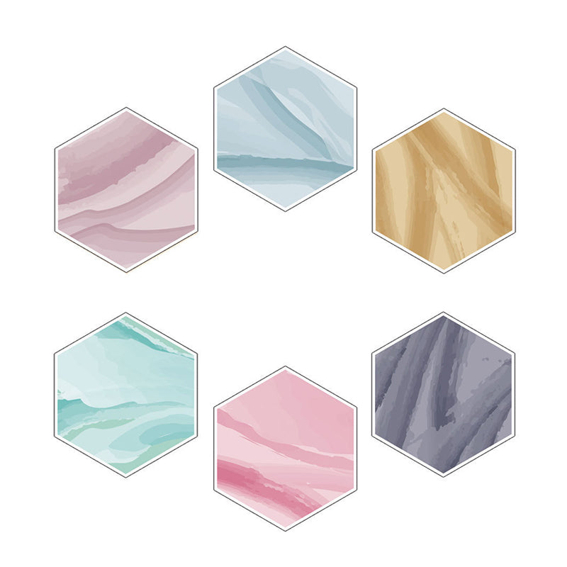 Modern Marble Veining Look Wallpapers Pink-Blue Peel and Stick Wall Art for Living Room