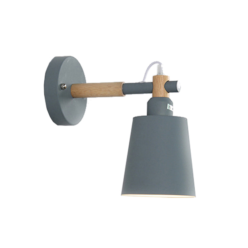 Snoep gekleurde emmer SCONCE Lichthoek Verstelbaar 1 licht Macaron Metal SCONCE LAMP VOOR WINKEL