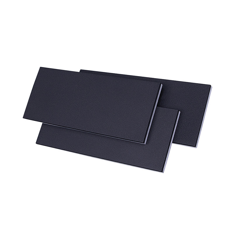 Luce a parete rettangolo in alluminio Luce moderna LED LED Black/White Wall Lamp in illuminazione calda/bianca