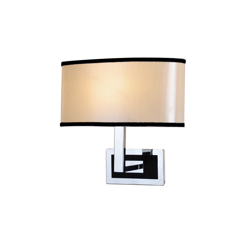 Oval Wall Light Sconce Modernism MODEBLIST ESSUNZIONE Led Sconce Light in Chrome per il letto